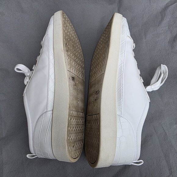 Vionic Size 9.5 Winniy White Lace Up Low Top Sneakers Shoes Leather - Picture 7 of 7